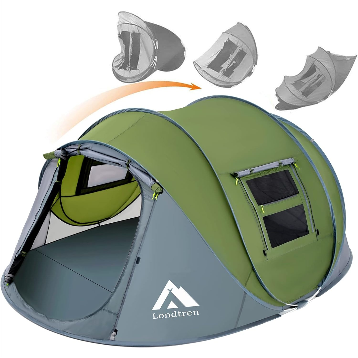Outdoor Adventure Tent - 4 Person Instant Pop Up Tent