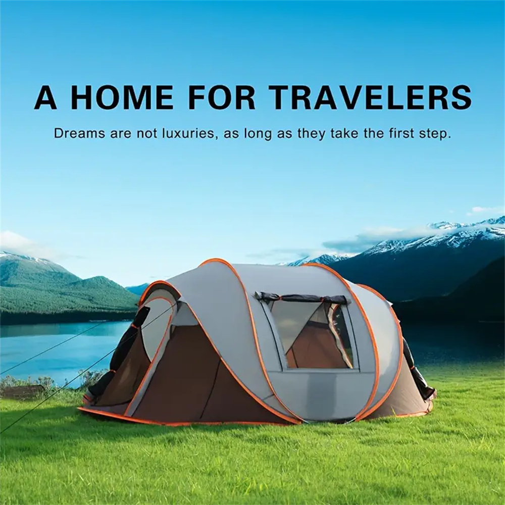 Outdoor Adventure Tent - 5-8 people quick opening hand throw