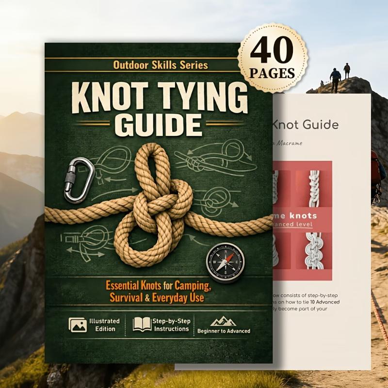Essential Knot Tying Guide Boo - Outdoor Adventure Books review and price