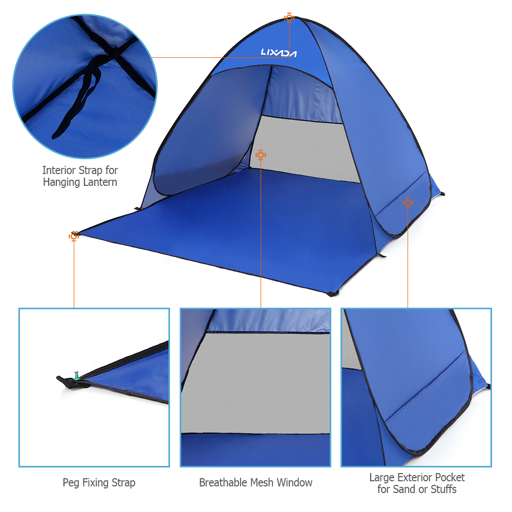 Lixada Automatic Instant Pop U - Outdoor Adventure Tent review and price