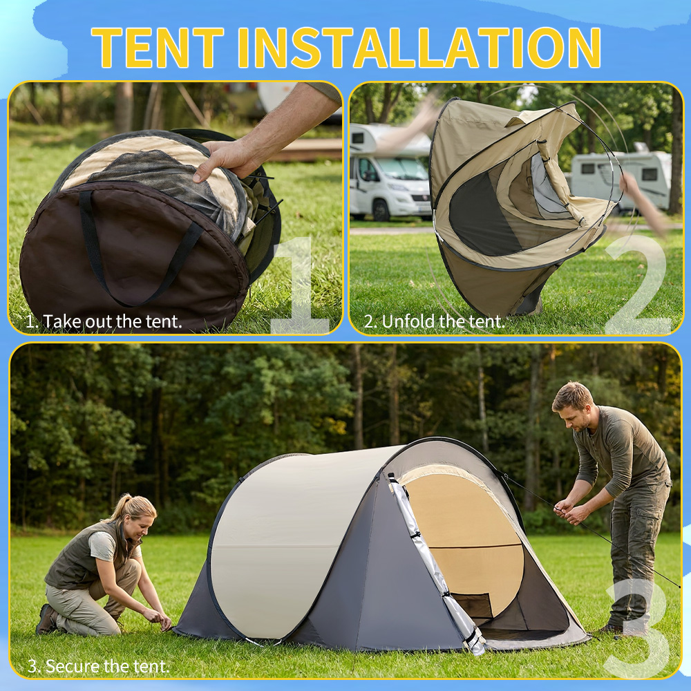 Automatic Instant Pop Up Campi - Outdoor Adventure Tent review and price