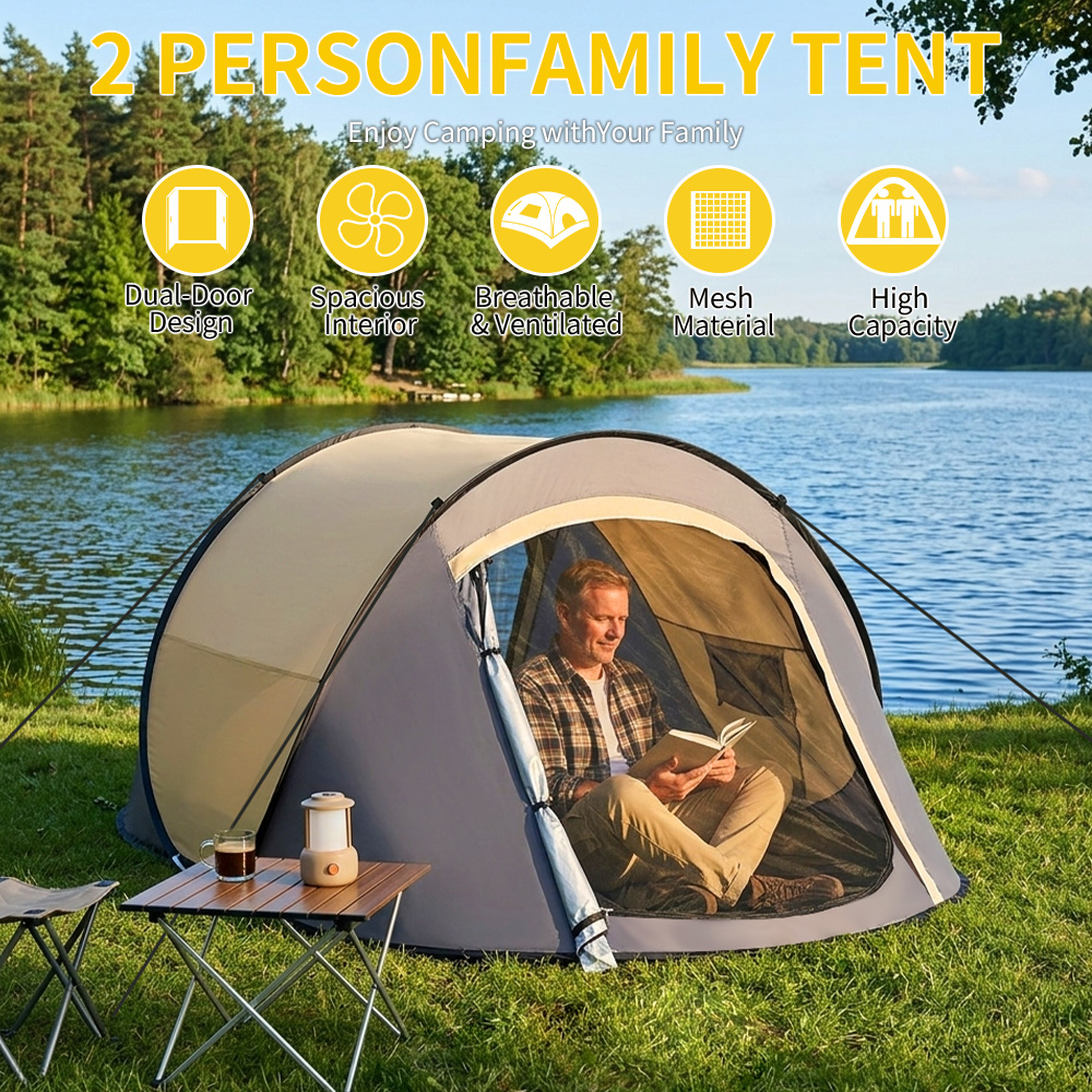 Automatic Instant Pop Up Campi - Outdoor Adventure Tent review and price