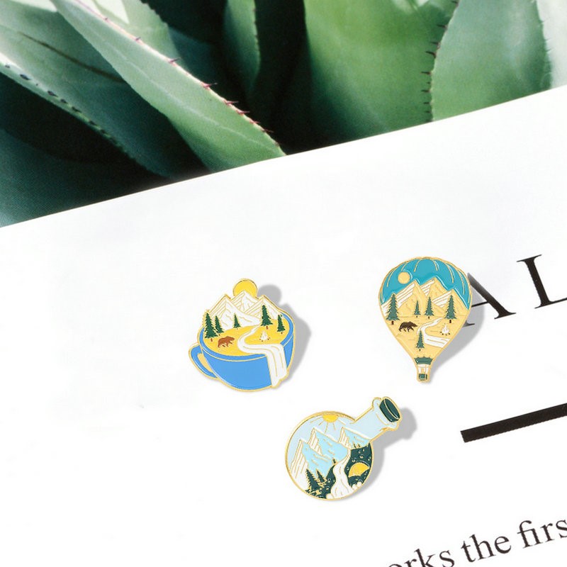 Camping Adventure Enamel Pins  - Outdoor Adventure Gifts review and price