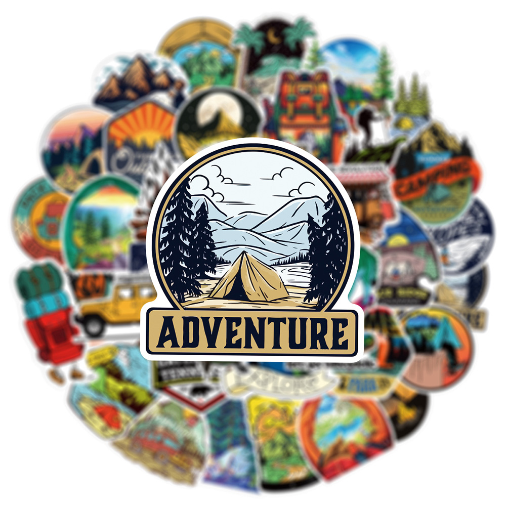 10/30/50/100pcs Cartoon Outdoo - Outdoor Adventure Gifts review and price