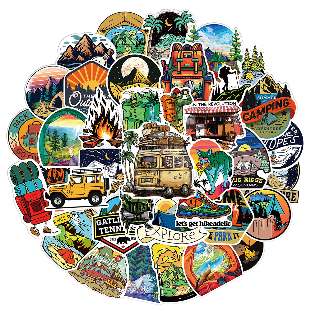 10/30/50/100pcs Cartoon Outdoo - Outdoor Adventure Gifts review and price