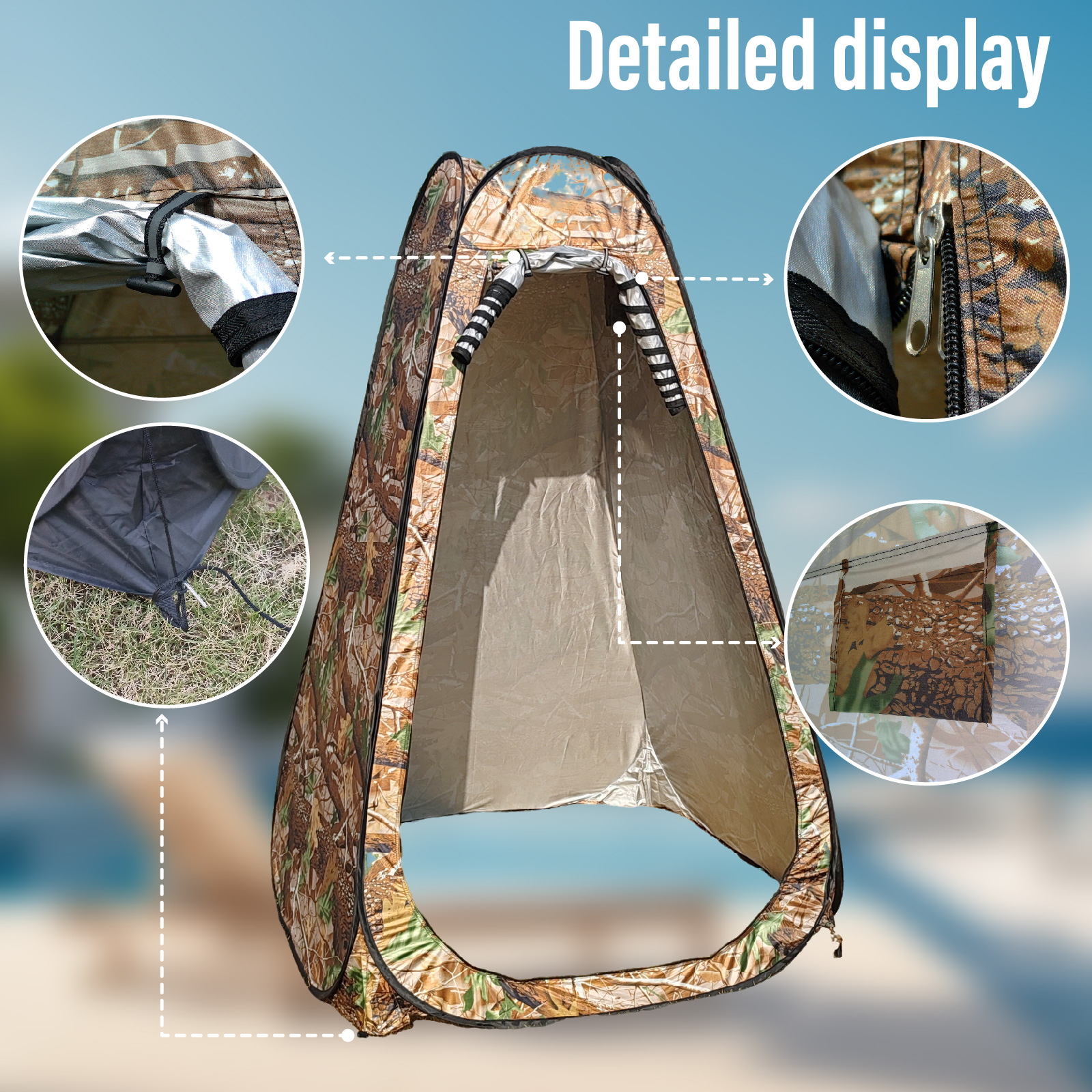 Portable Pop-Up Privacy Tent O - Outdoor Adventure Tent review and price