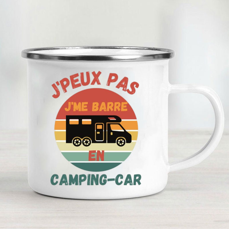 Camping Car Enamel Mug Adventu - Outdoor Adventure Gifts review and price
