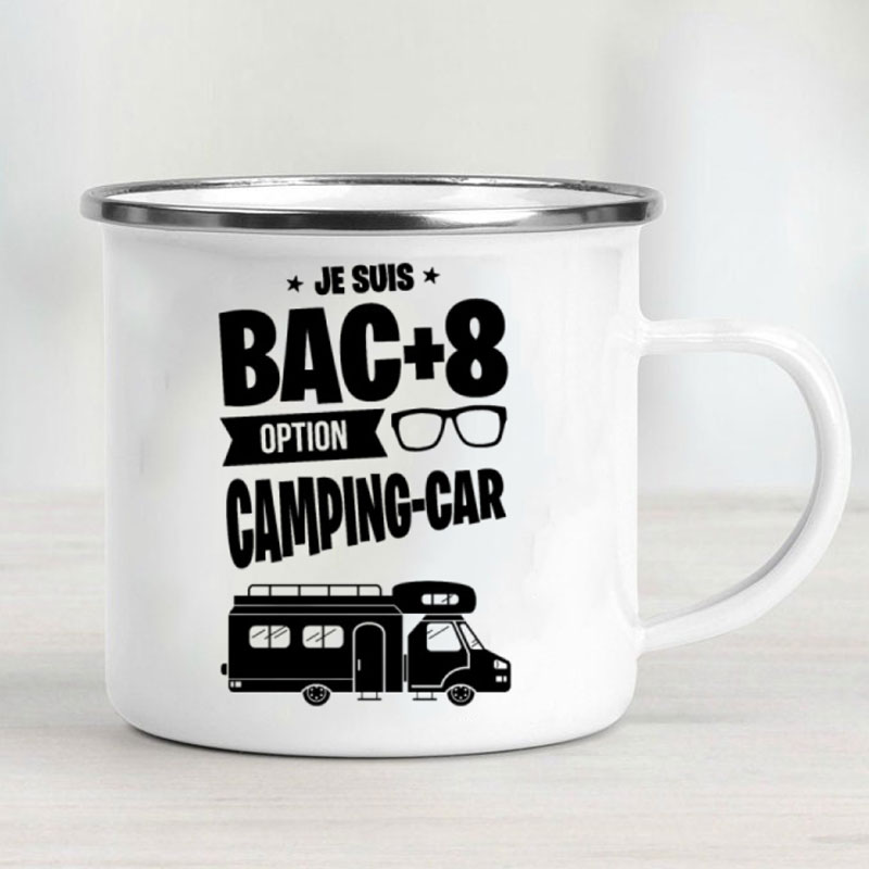 Camping Car Enamel Mug Adventu - Outdoor Adventure Gifts review and price
