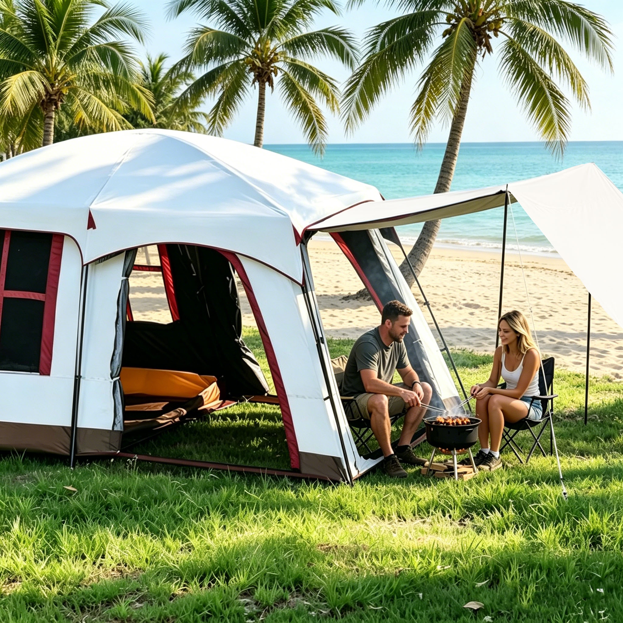 Multifunctional SUV Rear Tent  - Outdoor Adventure Tent review and price