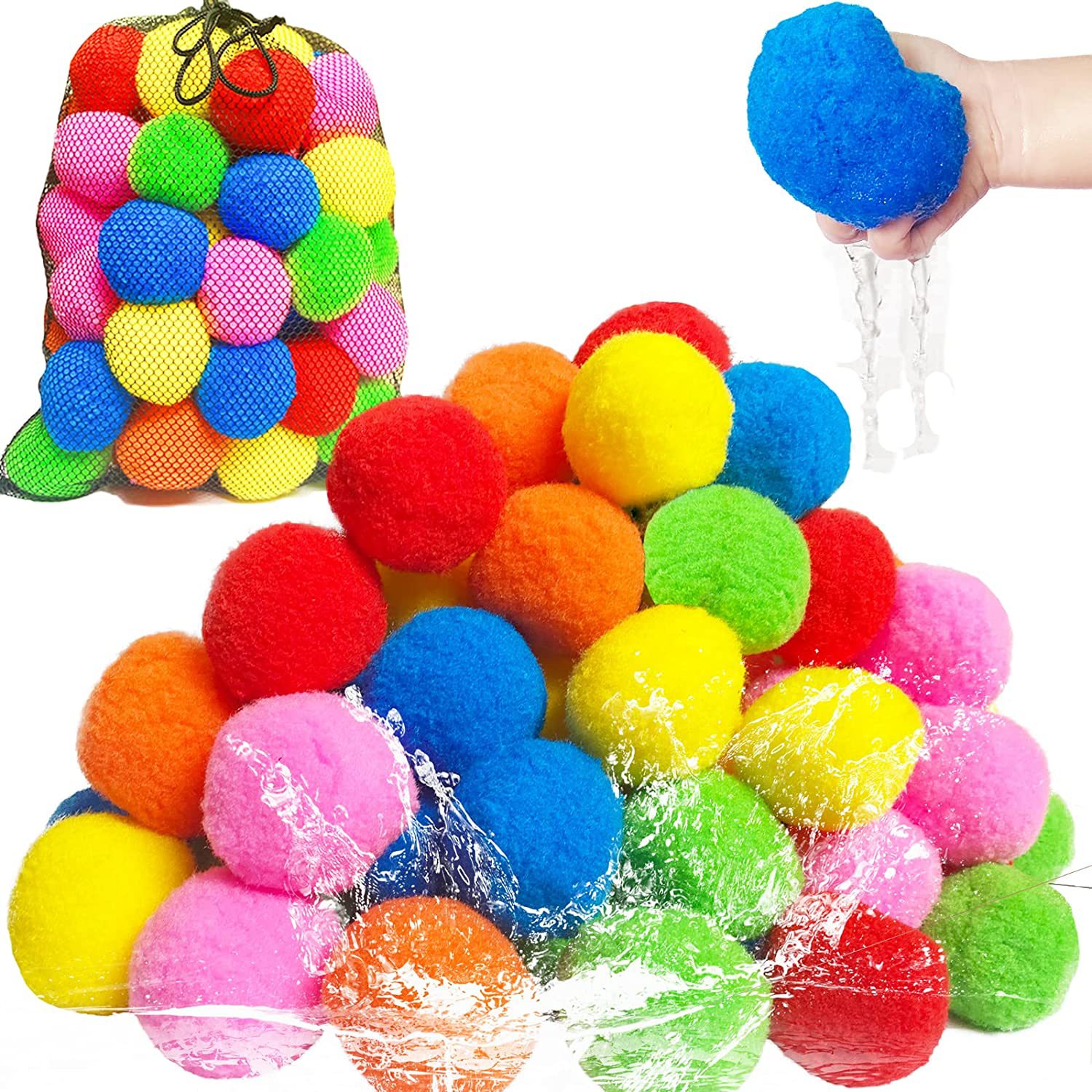 12/30/60Pcs Reusable Water Bal - Outdoor Adventure Games review and price